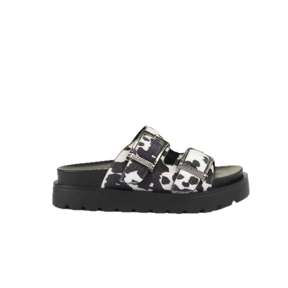 Buffalo Raya Ari Damen Schwarze Sandalen