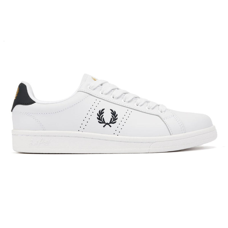 Fred Perry Cupsole Leder Herren Weiße Sneakers