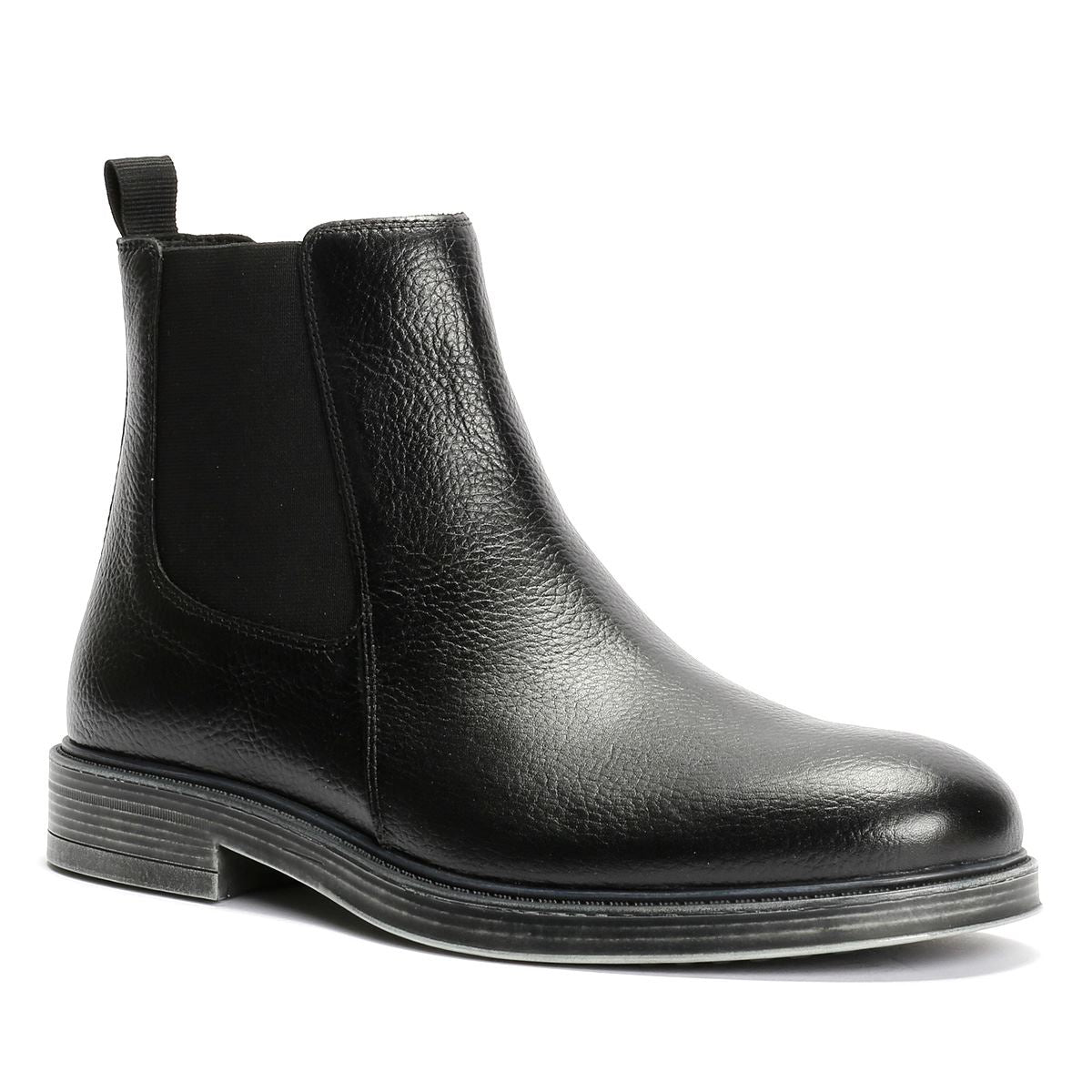 Geox Henreys Leder Herren Schwarze Stiefel