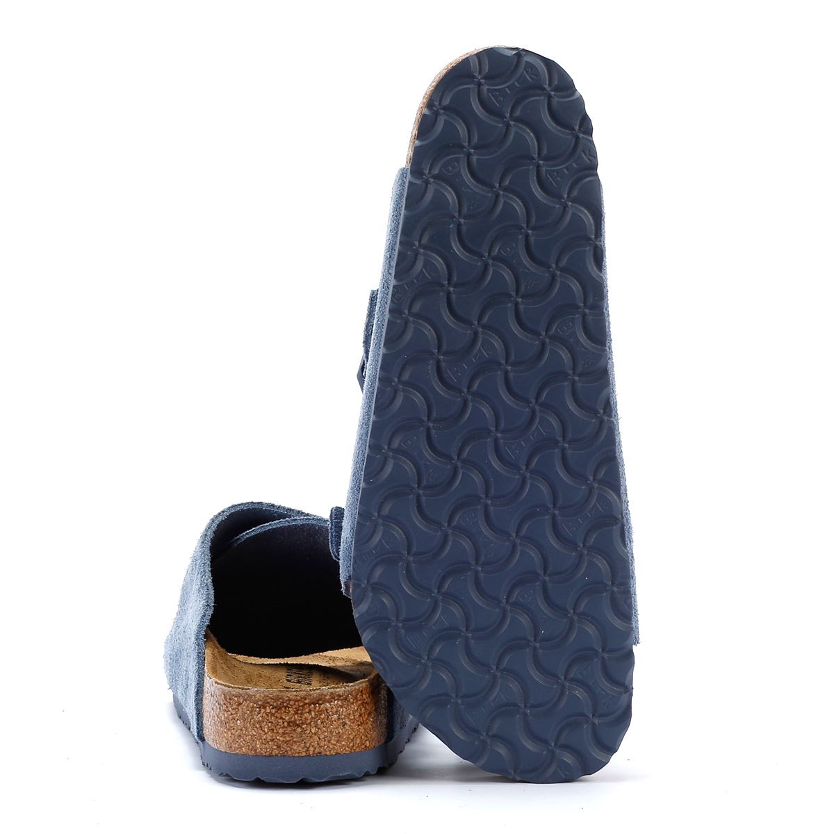 Birkenstock Zurich Elementarblaue Wildledersandalen