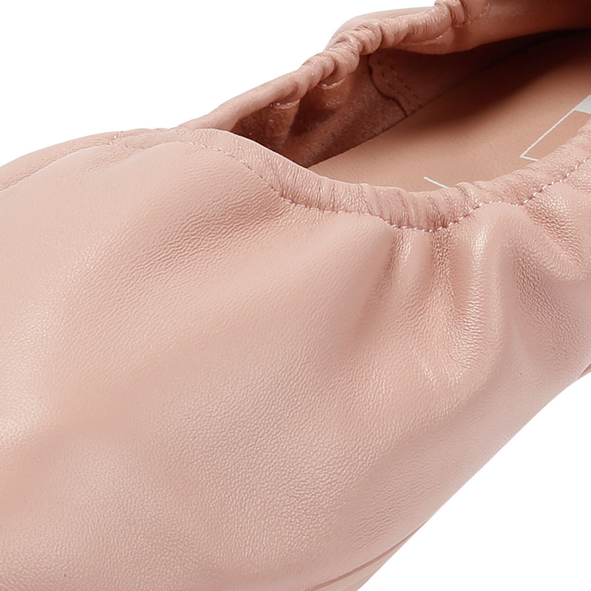 FitFlop X Pantone Delicato Ballerina Leder Damen Rosa Schuhe