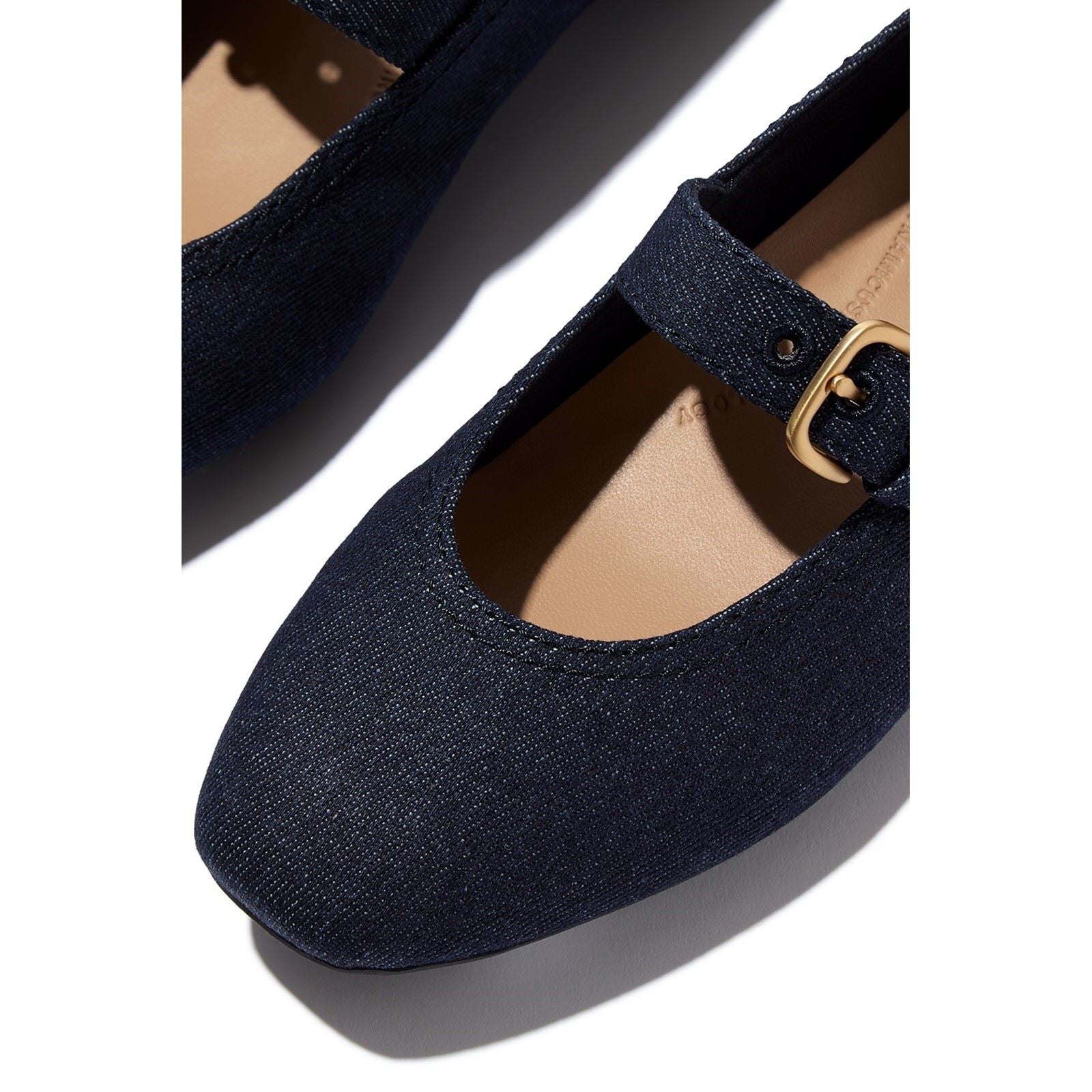 Fitflop Delicato Polyester Damen Dunkelblau Denim Schuhe