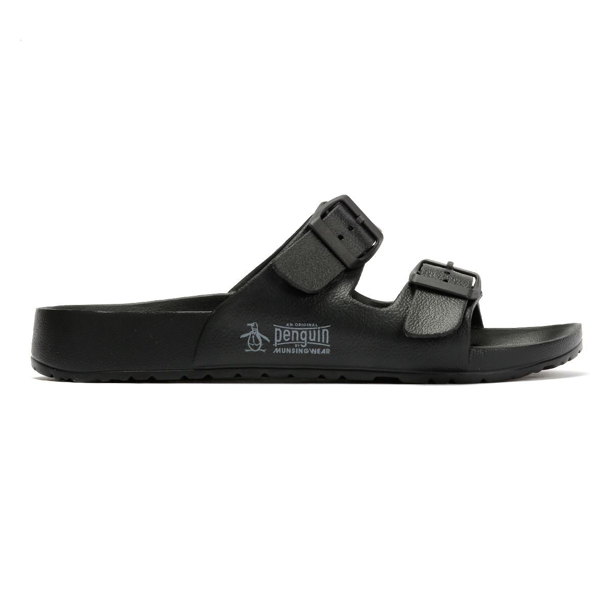Penguin Eden Herren Schwarze Sandalen
