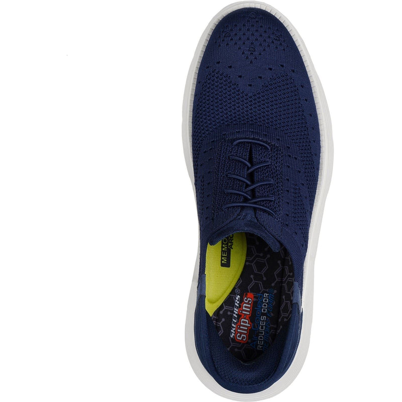 Skechers Garza Palma Herren Sneaker Aus Polyester In Marineblau