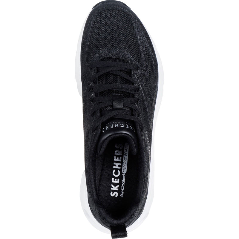 Skechers Tres-Air Uno Glit Airy Damen Schwarze Farbe Turnschuhe