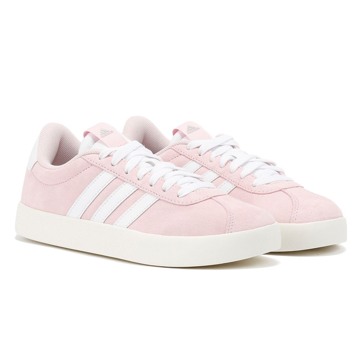 Adidas VL Court 3.0 Damen Sneaker Aus Rosa Leder