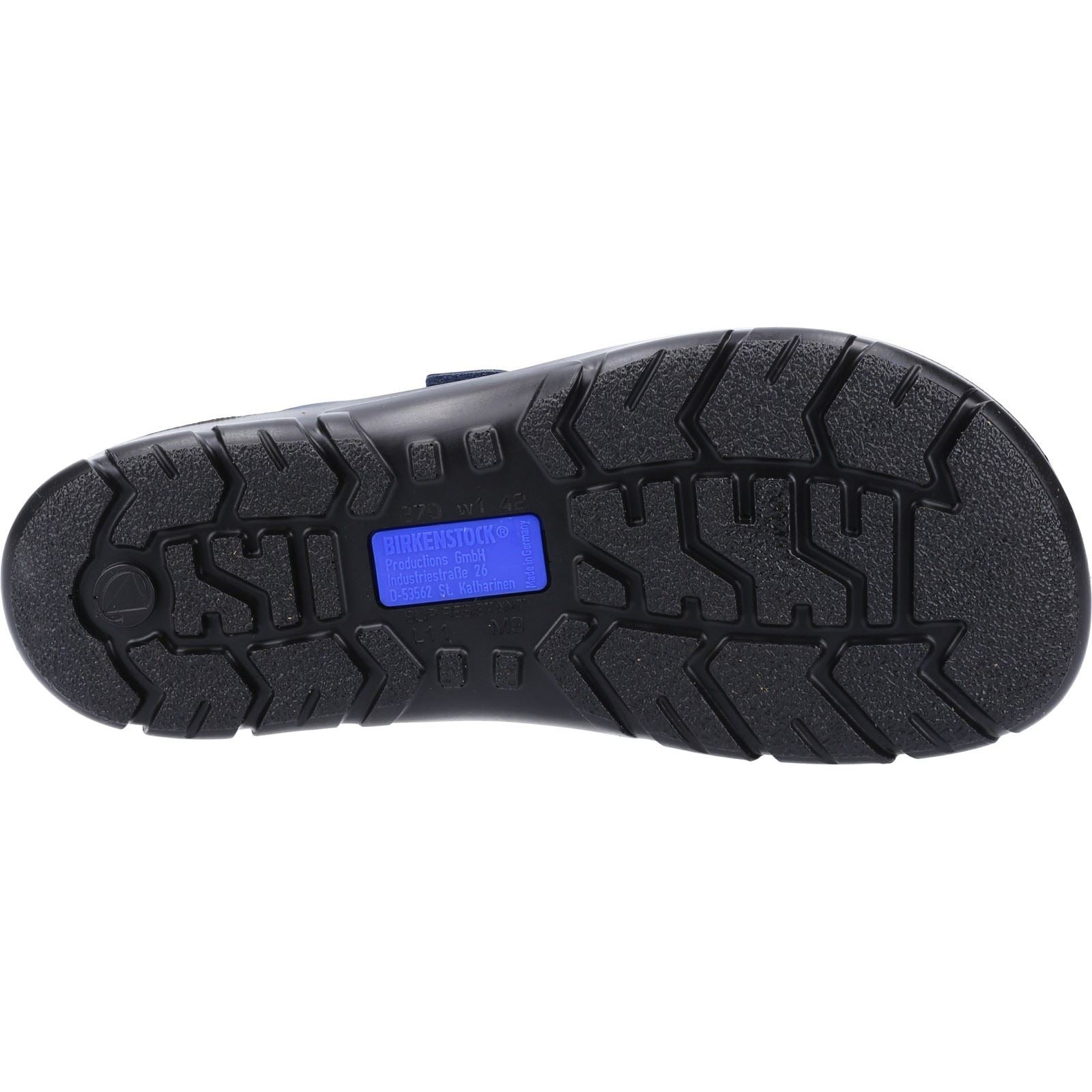 Birkenstock Bilbao Herrensandalen Aus Blauem Leder