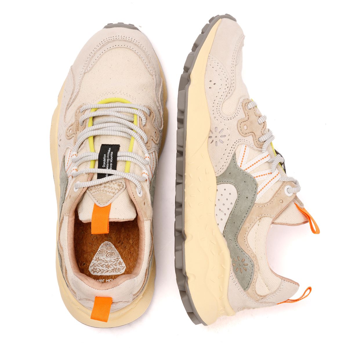 Flower Mountain Yamano 3 Weiße Sneakers