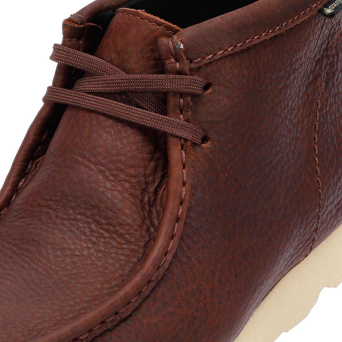 Clarks Originals Wallabee GTX Leder Herren Braun Stiefel