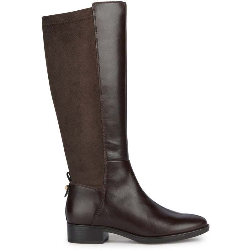 Geox D Felicity Damen Kaffeestiefel