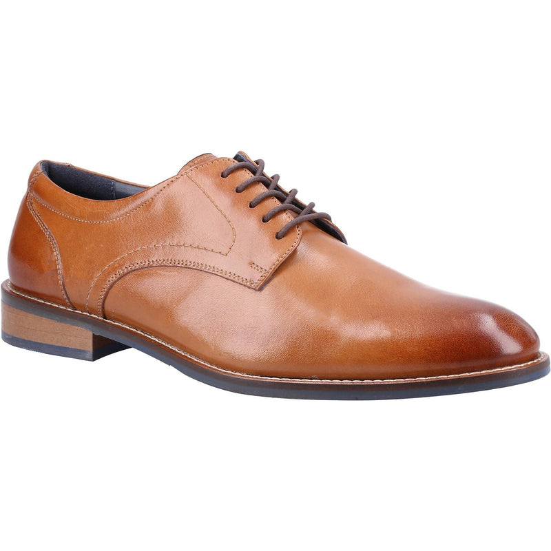 Hush Puppies Damien Lace Up Herren Lederschuhe In Tan Zum Schnüren
