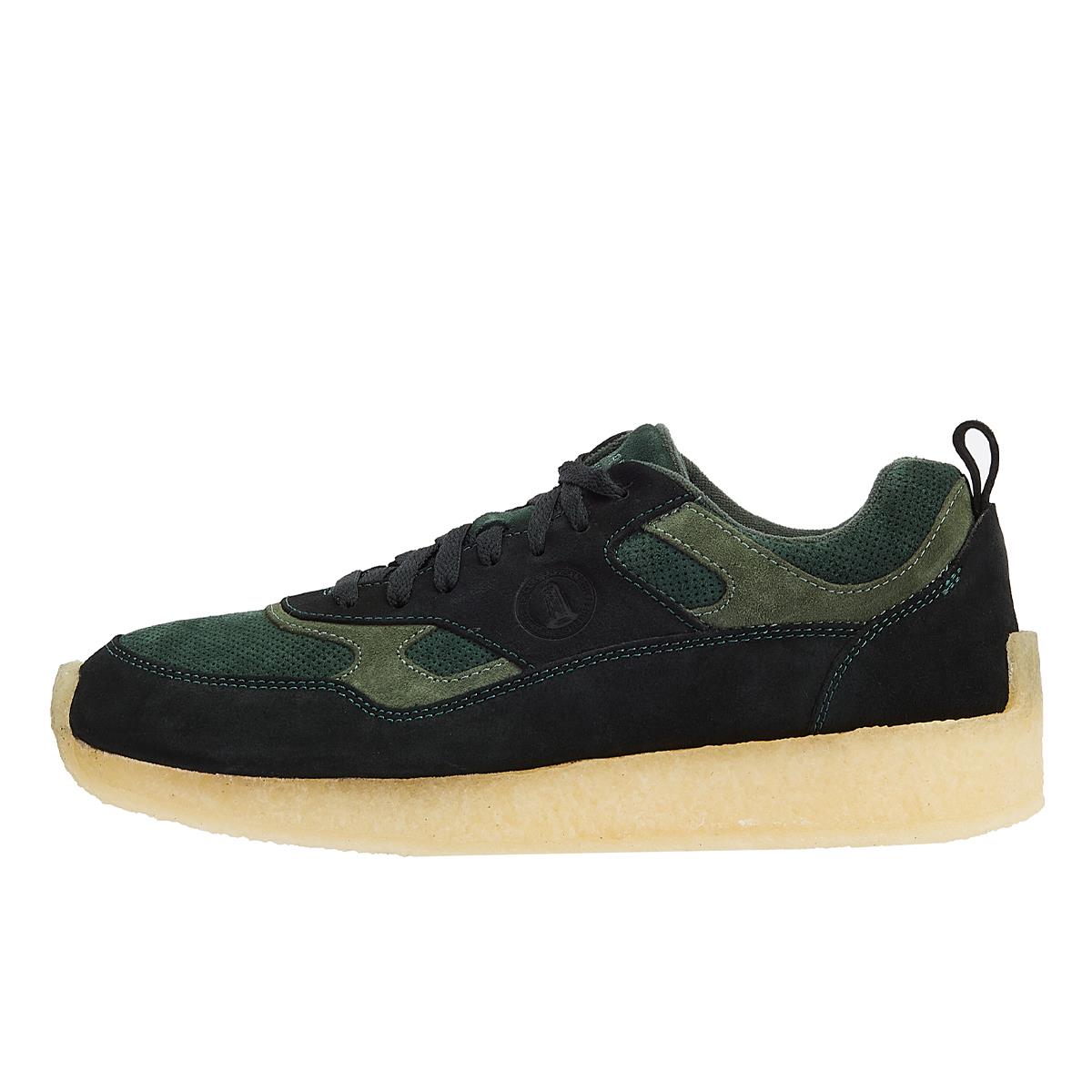 Clarks Originals Lockhill Combi Herren Grüne Turnschuhe