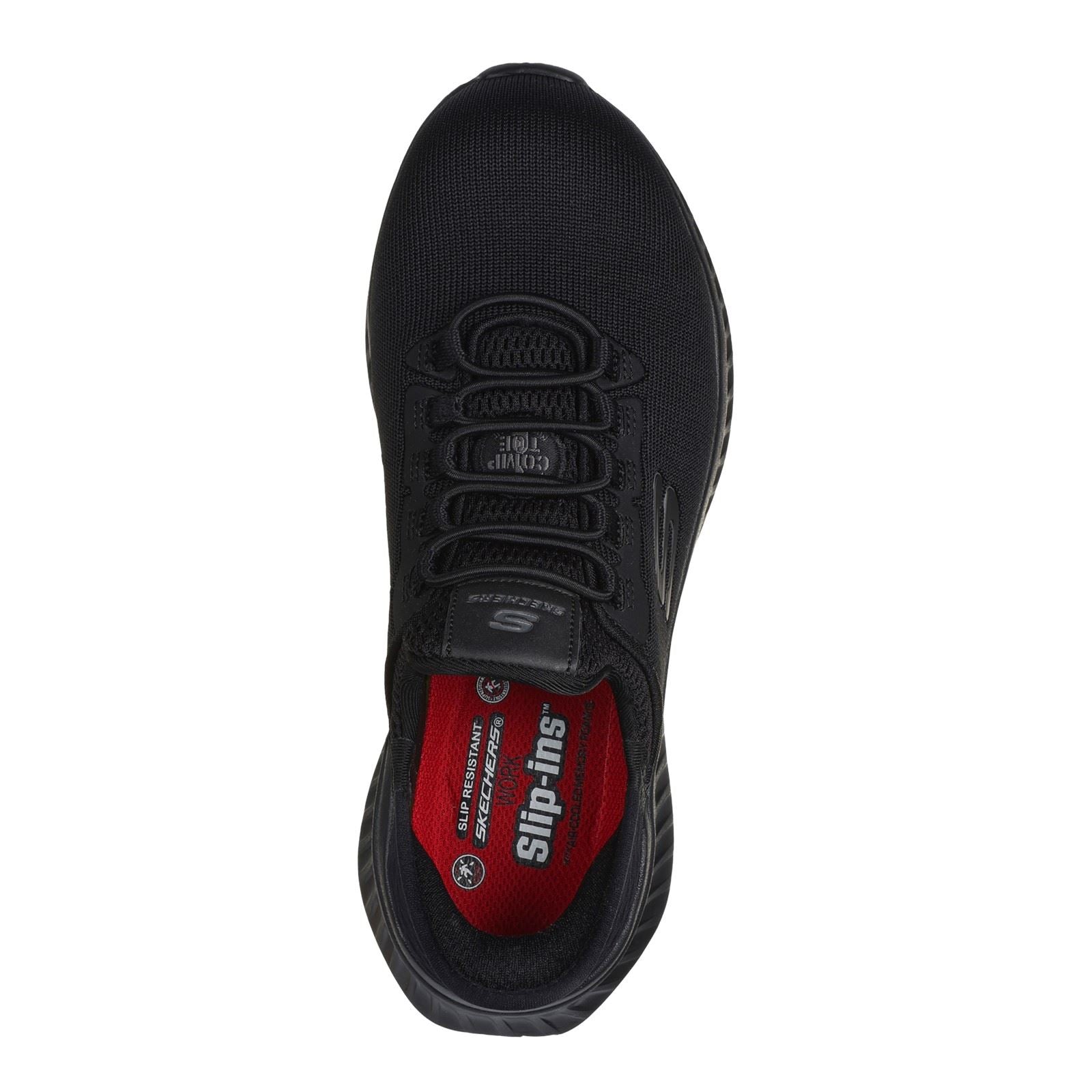 Skechers Workwear Tilido Ombray Mesh Damen Schwarze Sicherheitssneaker