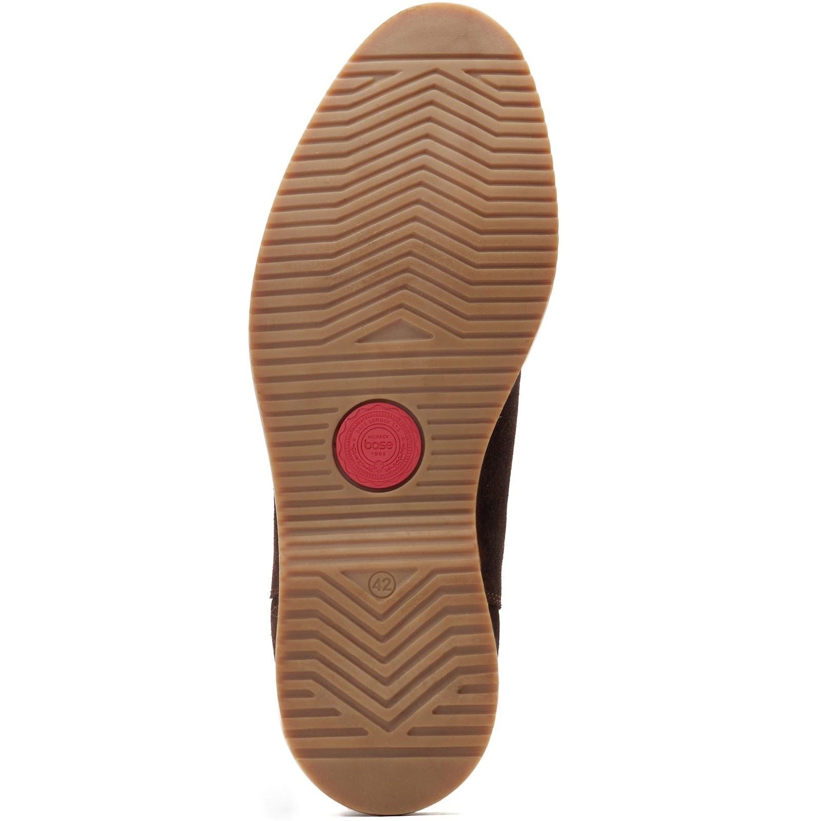 Base London Hooper Leder Herren Dunkelbraune Stiefel