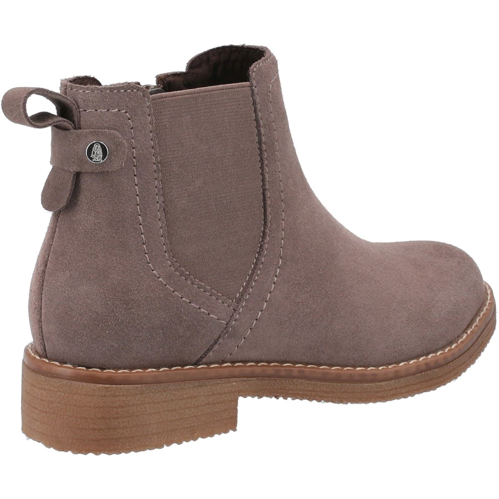 Hush Puppies Maddy Wildleder Damen Graue Stiefel