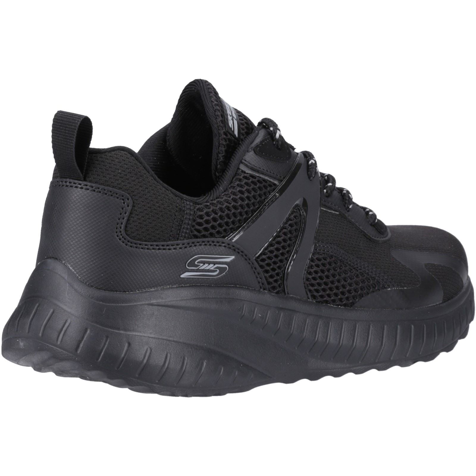 Skechers Bobs Squad Chaos Elevated Drift Synthetik Herren Sneaker In Schwarz