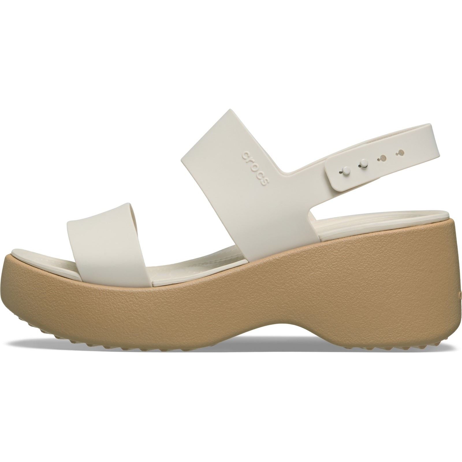 Crocs Brooklyn Sky Eva Damen Frappe/Cashew Sandalen