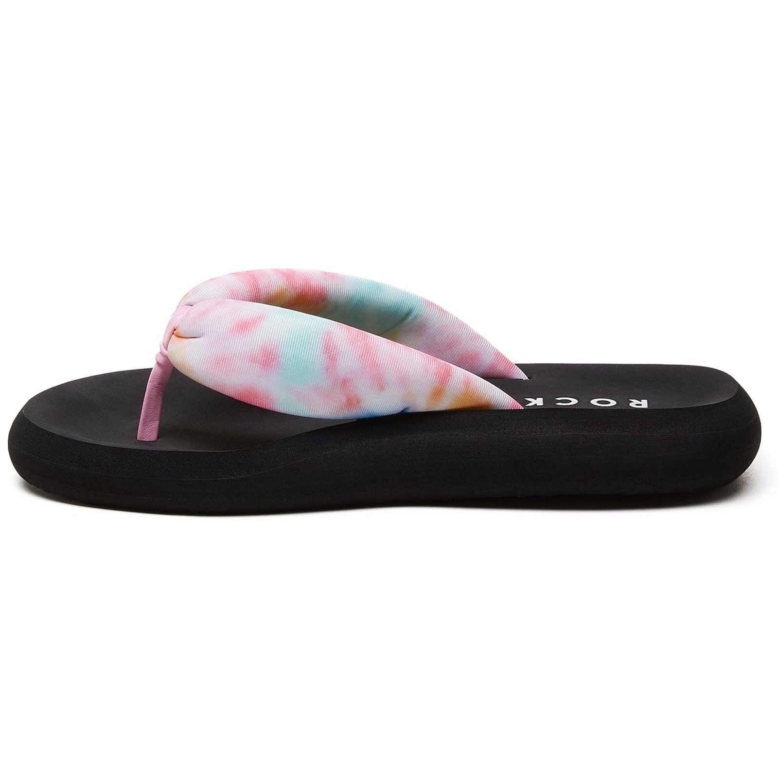 Rocket Dog Sunset Puff Tucker Stoff Damen Pastell/Multi Flip-Flops