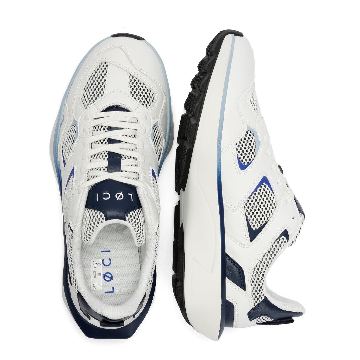 LØCI VØLT Plastik Weiße Turnschuhe