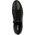 Geox D MYRIA Kunstleder-Damensneaker In Schwarz