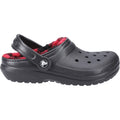 Crocs Classic Lined Thermoplastische Unisex Kinder Clogs in Schwarz/Buffalo
