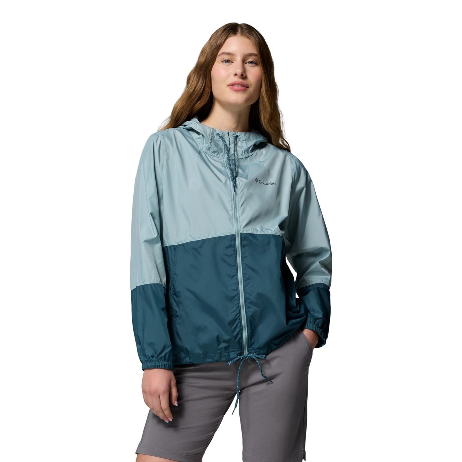 Columbia Flash Forward II Damenblaue Windbreaker-Jacken