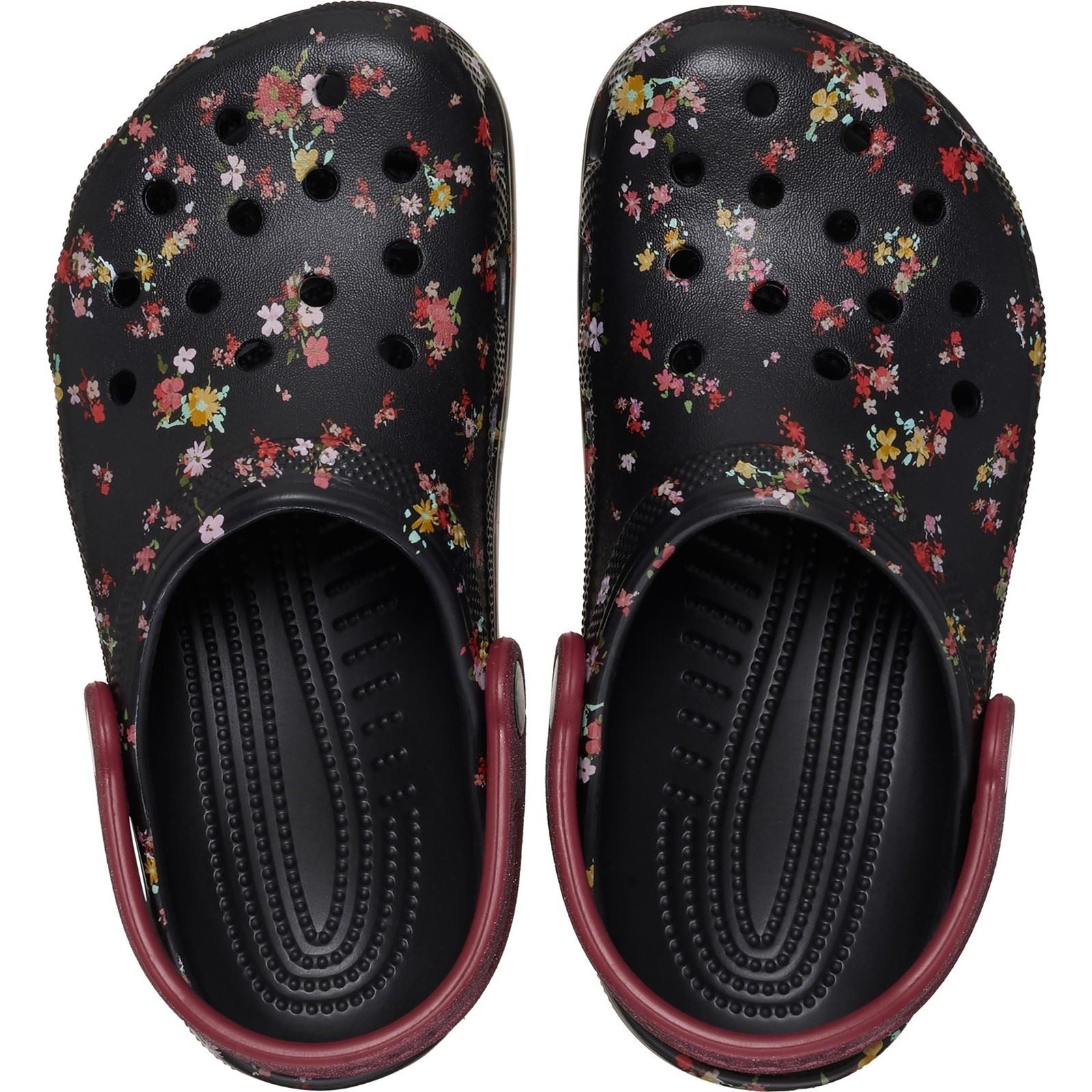 Crocs Classic Graphic Thermoplastische Schwarze/Mehrfarbige Loafer