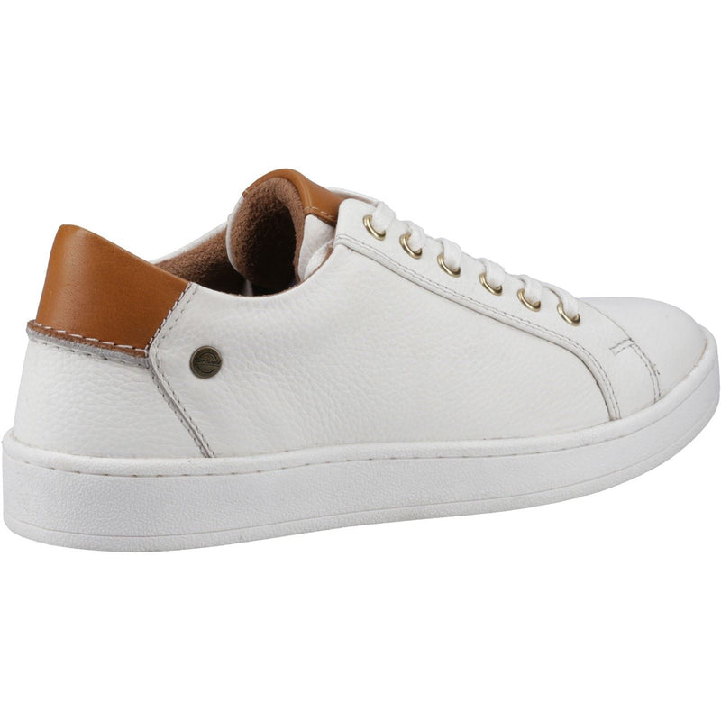 Cotswold Radcot Damen Sneaker Aus Weißem Leder
