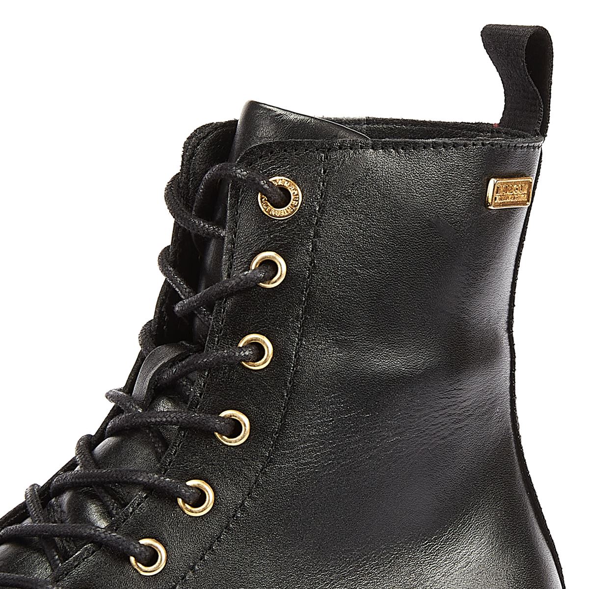 Barbour International Napier Damen Schwarze Stiefel