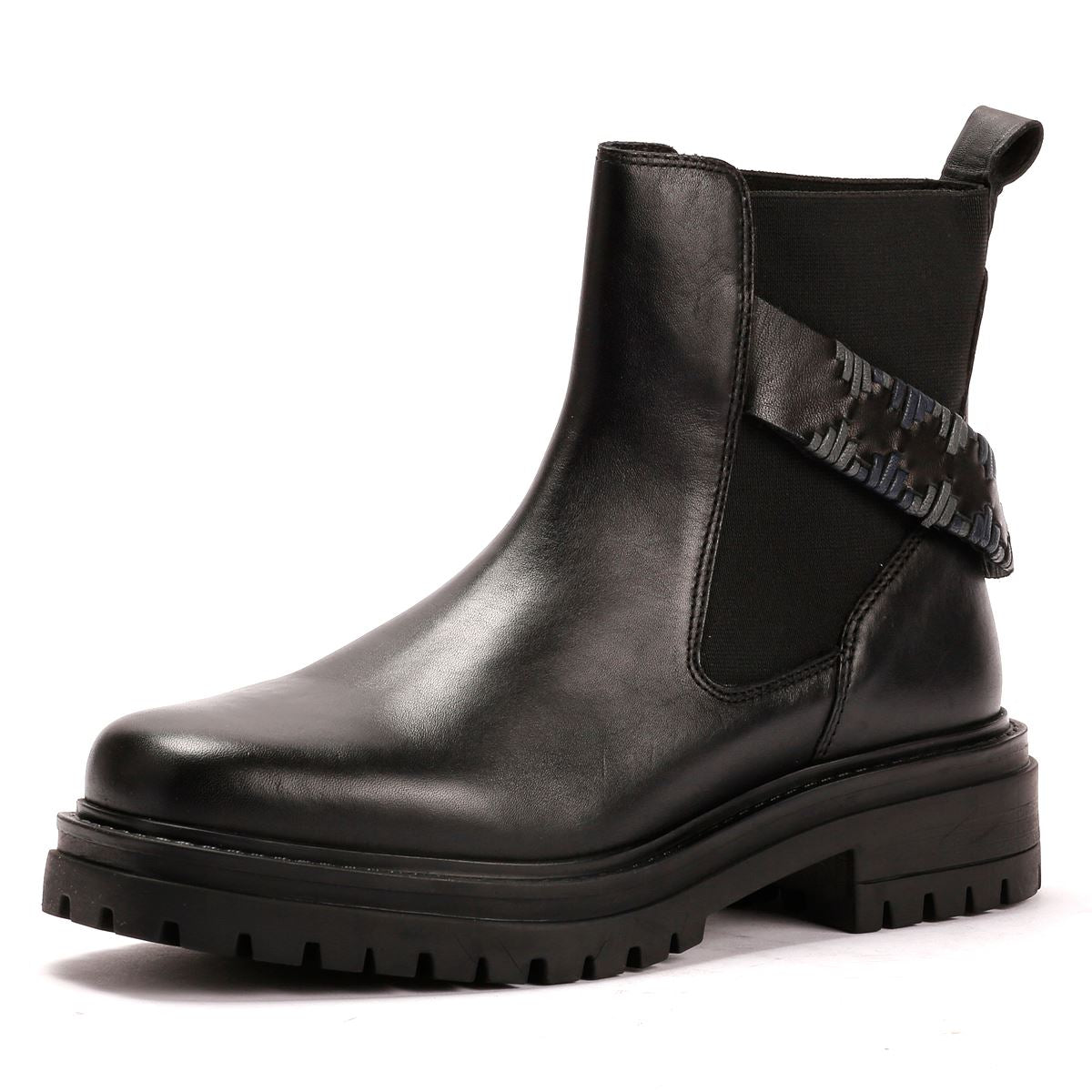 Osprey London The Guildford Chelsea Leder Damen Schwarze Stiefel