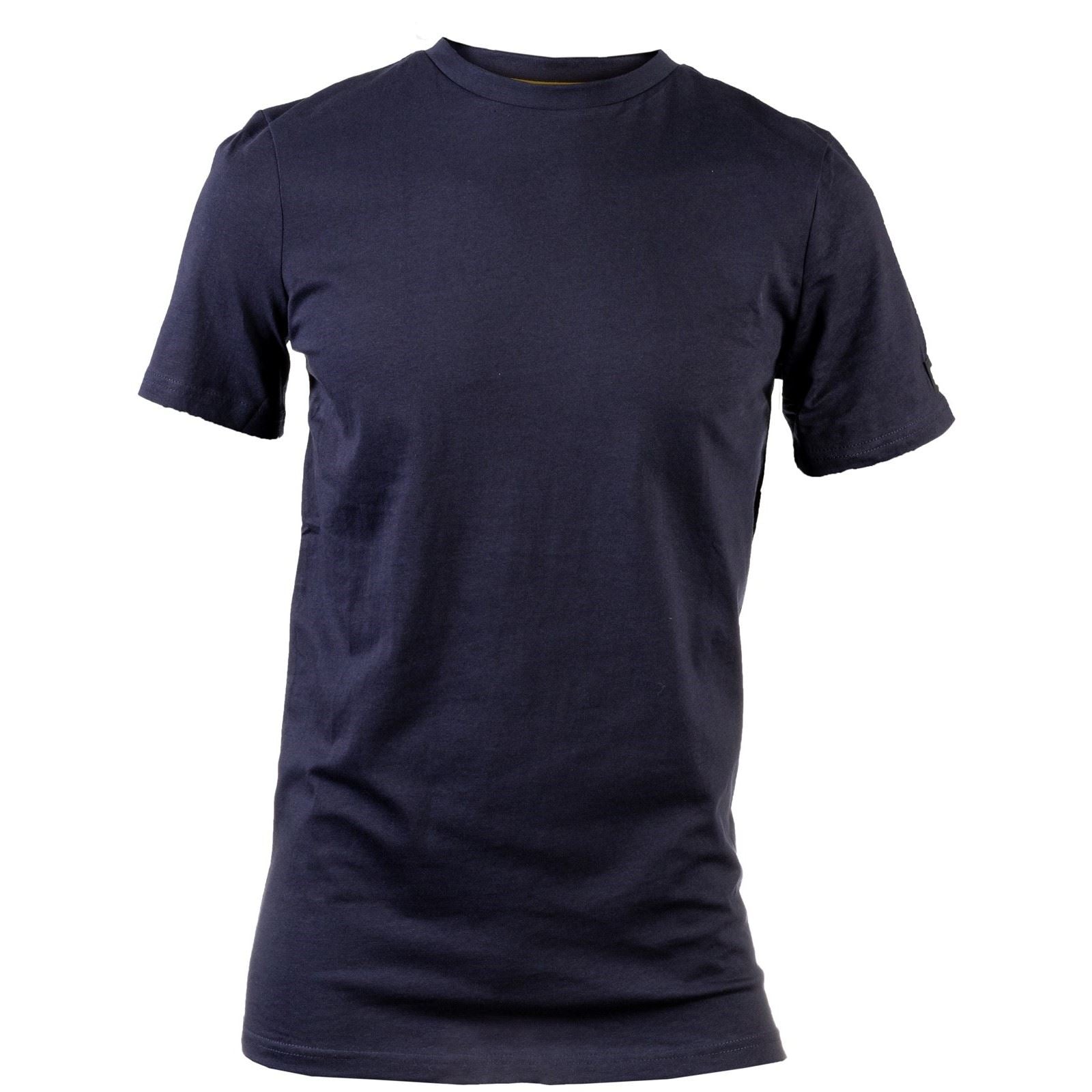 Caterpillar Essentials Short Sleeve Baumwoll Herrenblaue T-Shirts Mit Kurzen Ärmeln