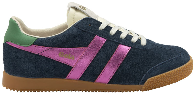 Gola Elan Glitz Wildleder Damen Blaue Sneaker