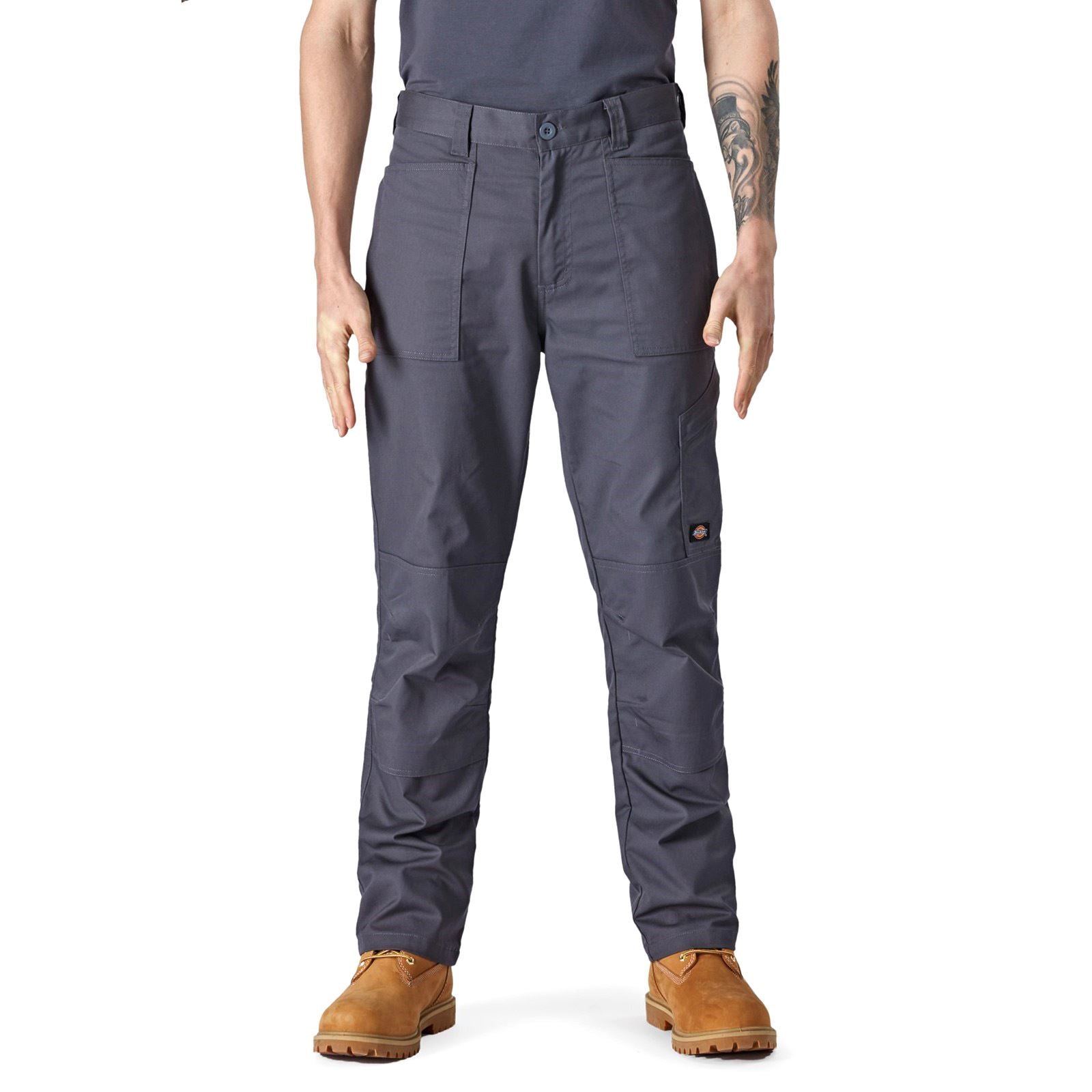 Dickies Action Flex Polyester Herren Graue Outdoor Hosen