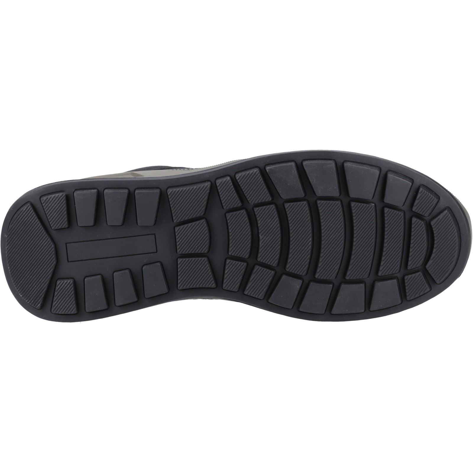 Hush Puppies Arnie Leder Herren Schwarze Stiefel
