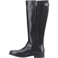 Hush Puppies Daphne Damen Schwarze Farbe Lederstiefel