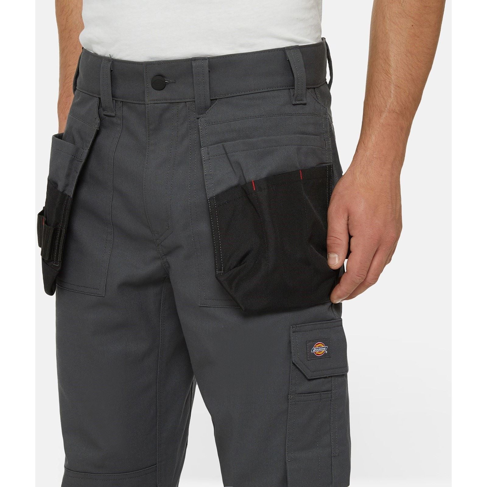 Dickies Multi Pocket Utility Polyester Herren Graue Arbeitshose