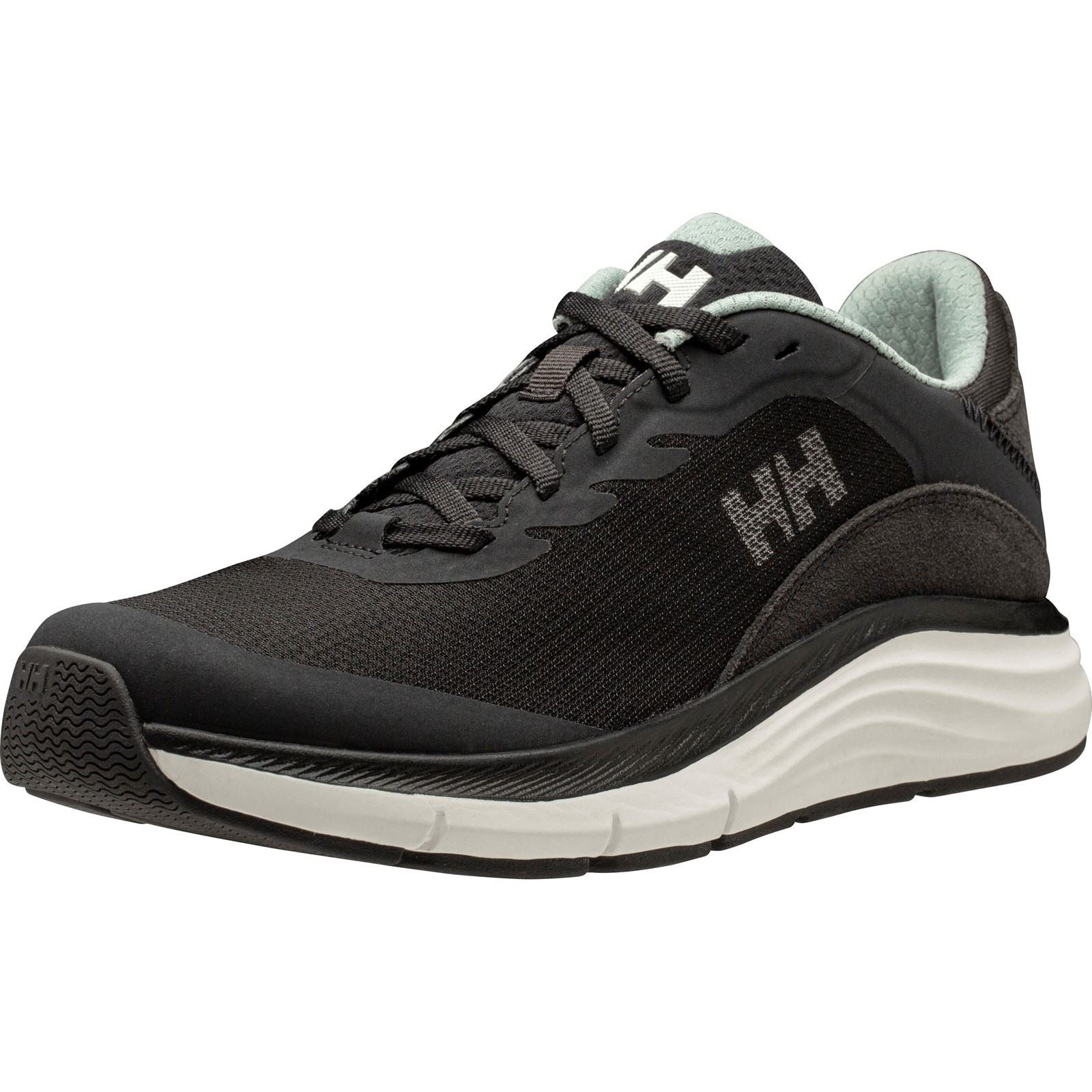 Helly Hansen Sport MARINE Baumwoll Damen Sneaker In Schwarz/Grün Mist