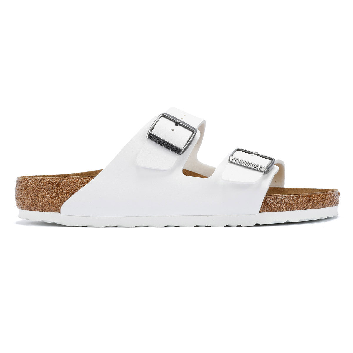 Birkenstock Arizona Birko-Flor Herren Weiße Regulär Sandalen