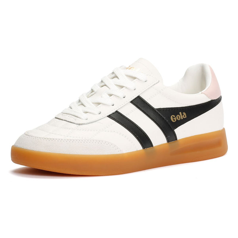 Gola Stadia Damen Sneaker Aus Weißem Leder