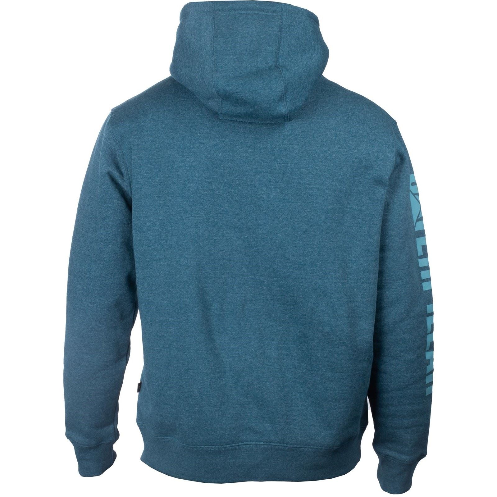 Caterpillar Trademark Banner Baumwoll Herrenblauer Kapuzensweatshirt