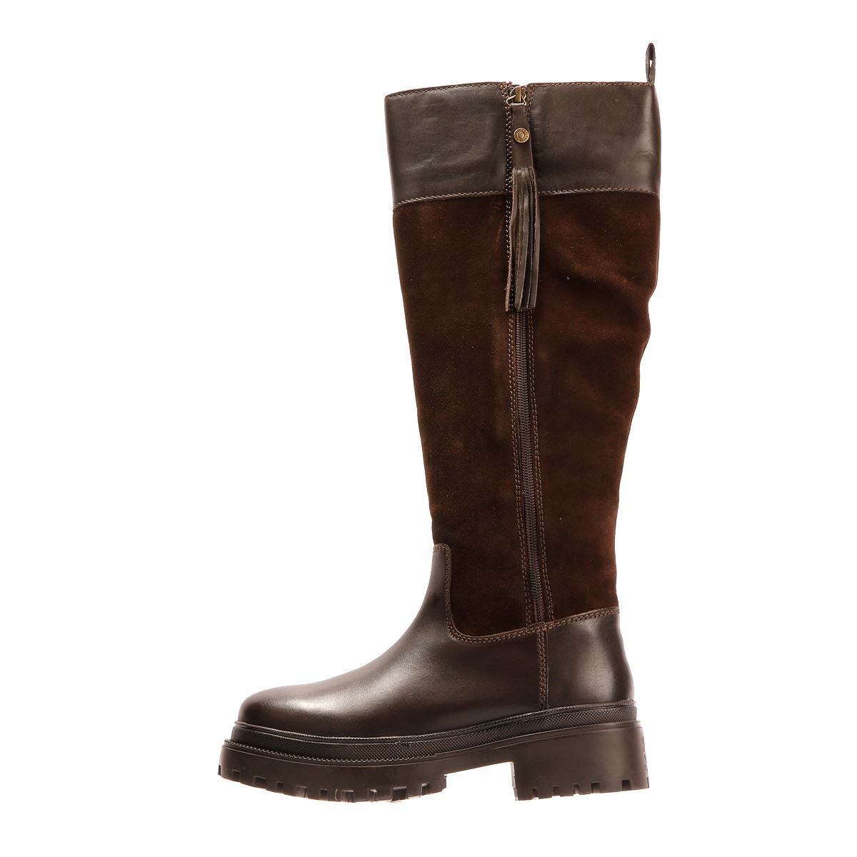 Osprey London The Bramble Tall Leder Damen Braune Stiefel