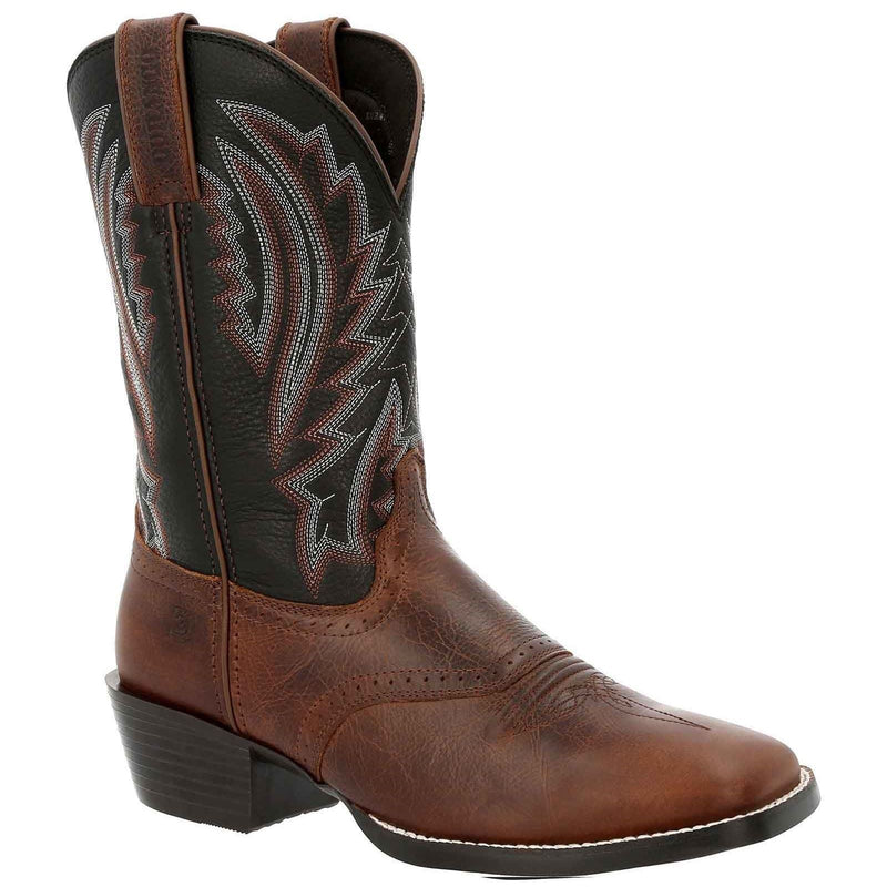 Durango Westward Leder Herren Dunkel Kastanienbraun/Schwarz Onyx Stiefel