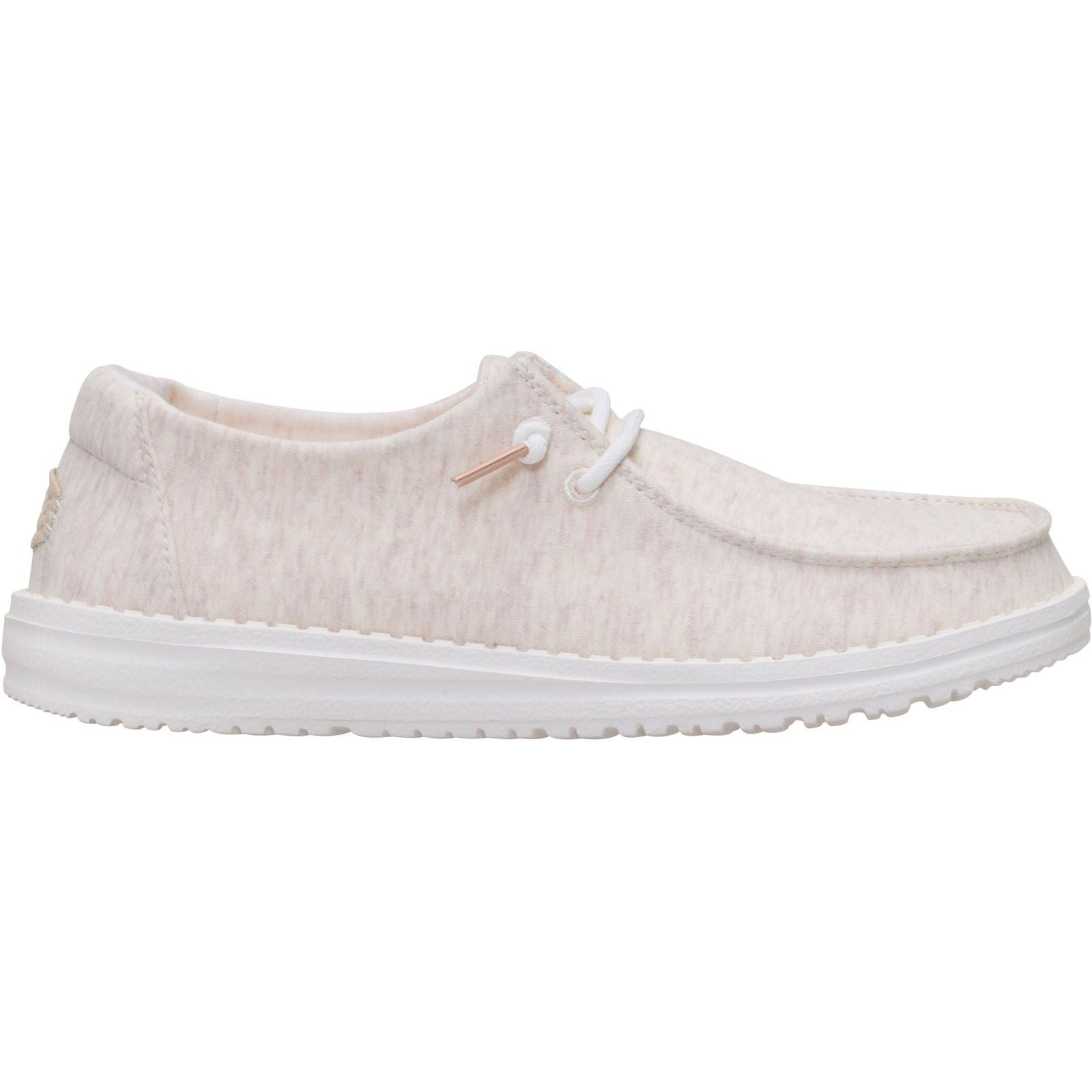HEYDUDE Wendy Stretch Jersey Textil Damen Hausschuhe In Haferflocken