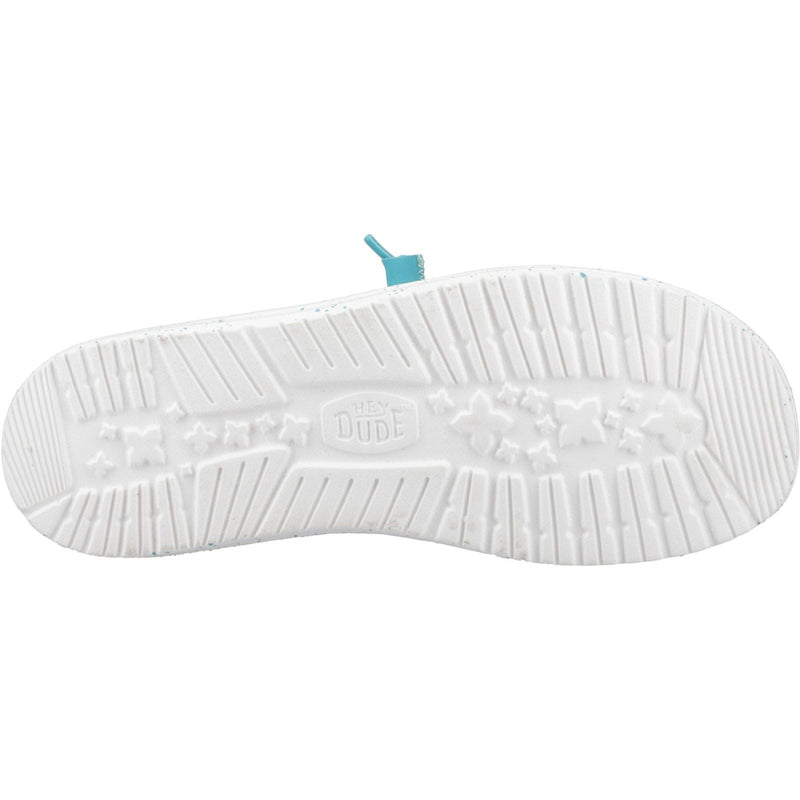 HEYDUDE Wendy Stretch Sox Damen Mokassins Schuhe Aus Keramik In Blau Aus Polyester Mischgewebe