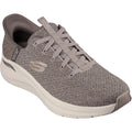 Skechers Arch Fit 2.0 Look Ahead Textile Herren Sneaker In Taupe