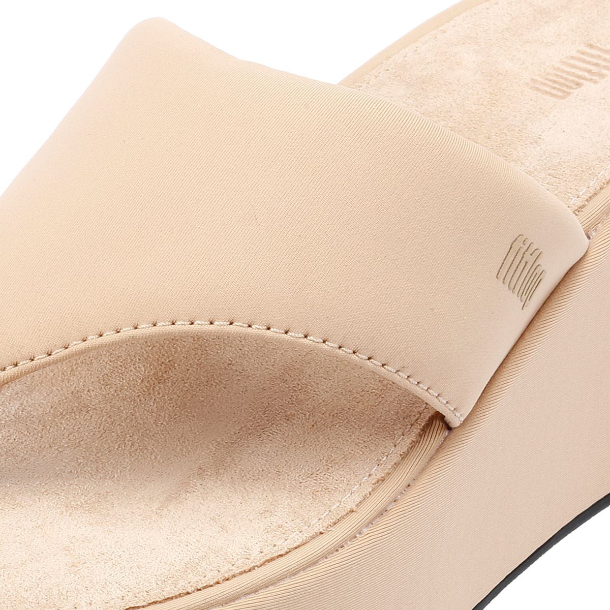 FitFlop Platfforms Wedge Damen Beige Sandalen