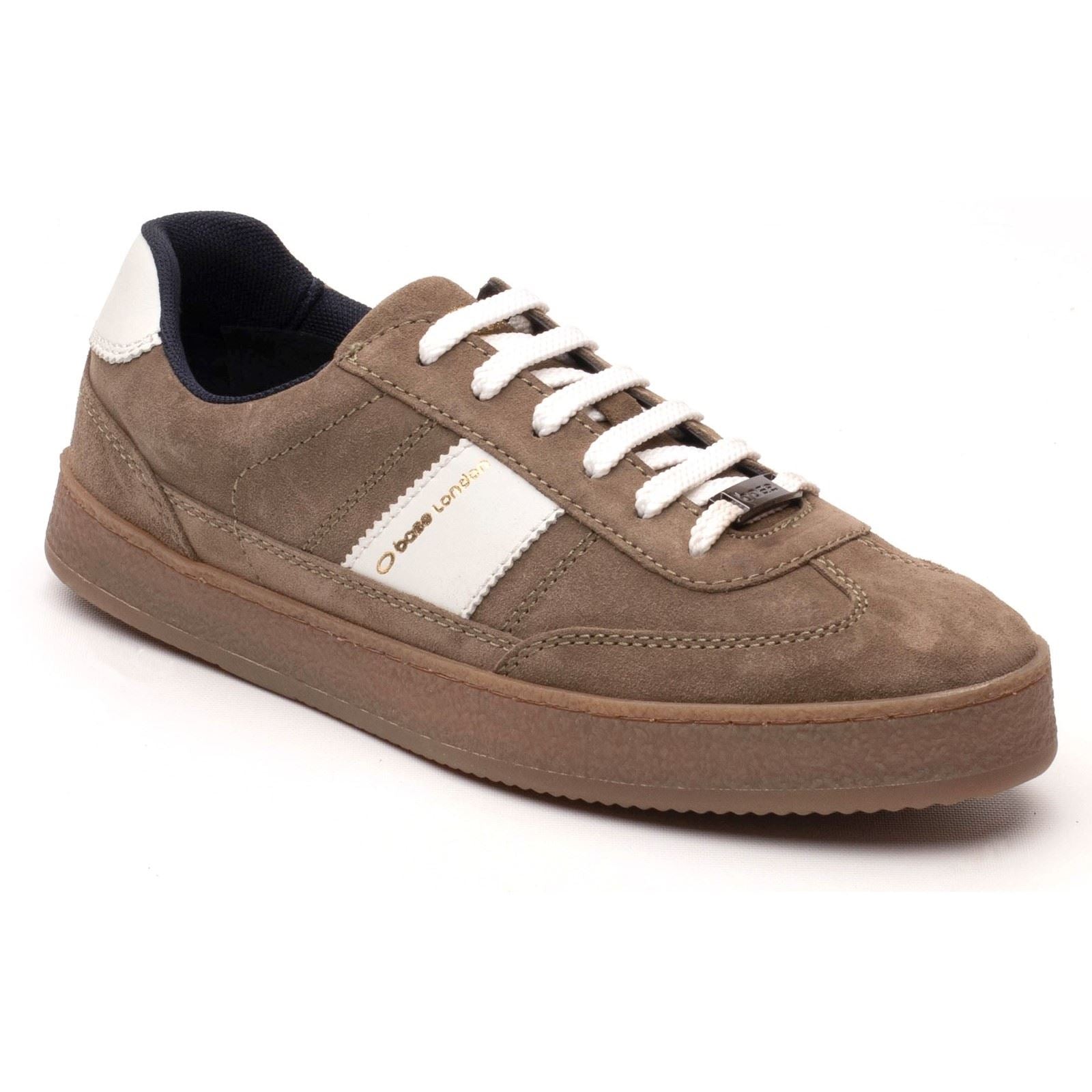 Base London Banksy Leder Herren Sage Sneaker