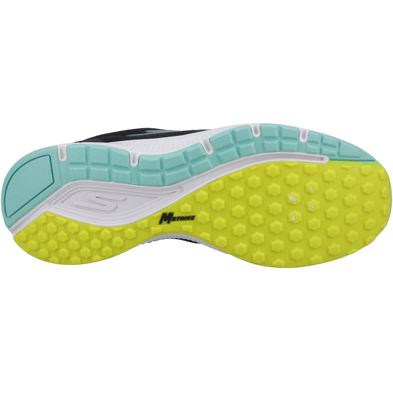 Skechers GO RUN Consistent - Intensify-X Textile Damen Sneaker In Schwarz/Limette