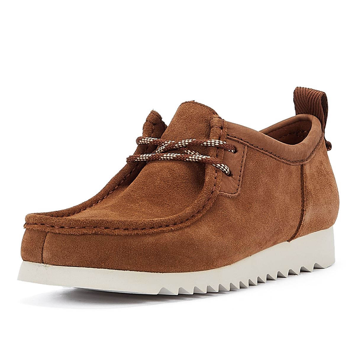 Clarks Main Wallabee FTRE Lo  Herren Cola Wildleder Schnürschuhe