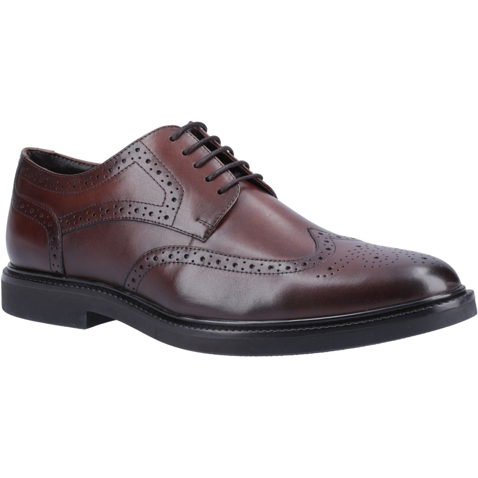 Hush Puppies Kingston Herren Schuhe Aus Schokoladenfarbenem Leder